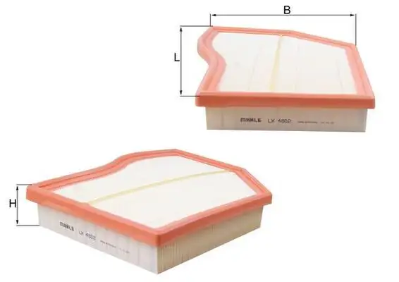 MAHLE LX4802 Hava Filtresi A6540940204 resmi