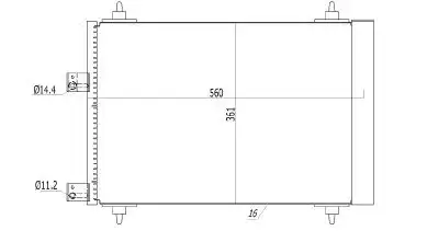 MGA 82127 Klima Radyatörü 6455AC resmi