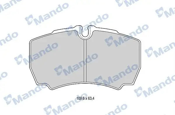 MANDO MBF015050 Ön Fren Balatası resmi