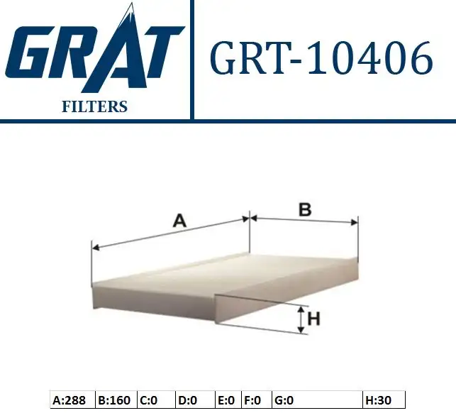 GRAT 10406 Polen Filtresi 46442422 resmi