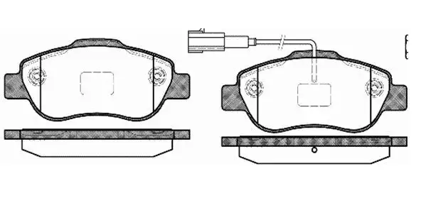 MGA 55128 Ön Fren Balatası 71773151 resmi
