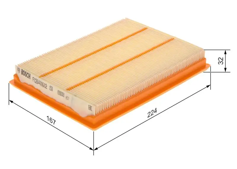 BOSCH F026400602 Hava Filtresi 16546JG30A resmi