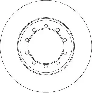 TRW DF6711 Arka Fren Diski 8C1V2A315AA resmi