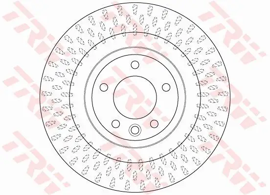 TRW DF6528S Arka Fren Diski LR033302 resmi