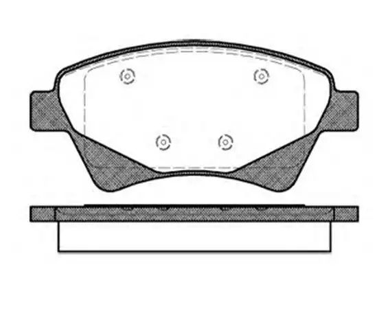 MGA 55151 Ön Fren Balatası 410608713R resmi