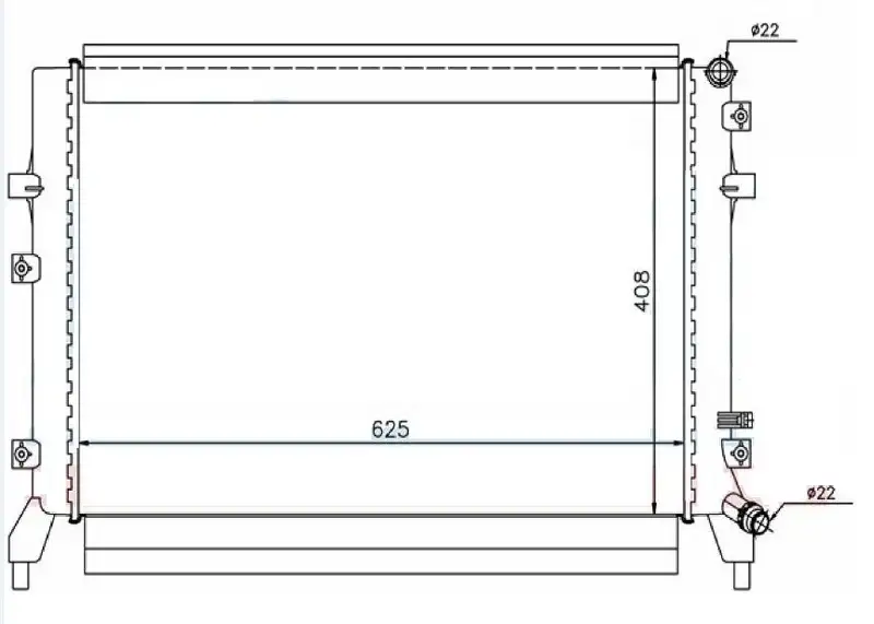ORIS BVW022018 Radyatör 1K0121251BN resmi
