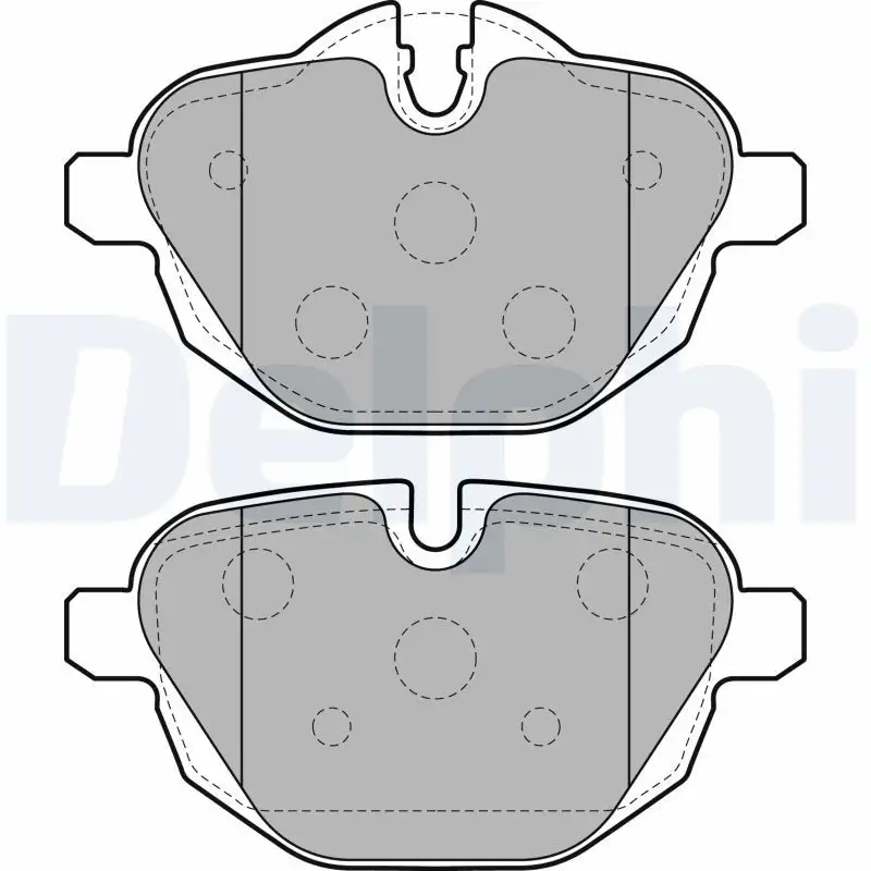 DELPHI LP2162 Arka Fren Balatası resmi