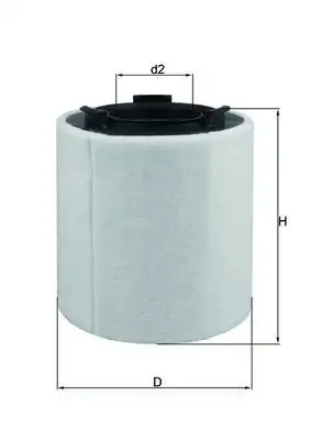 MAHLE LX2831 Hava Filtresi 6R0129620A resmi