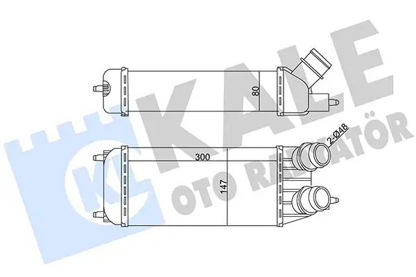 KALE 344895 Turbo Radyatörü 1498987080 resmi