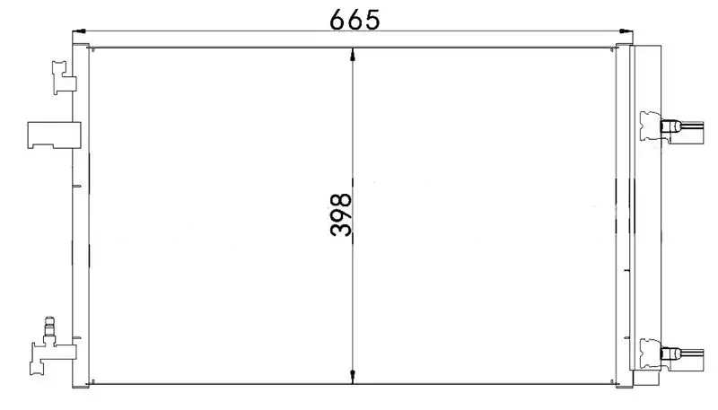 MGA 82361 Klima Radyatörü resmi