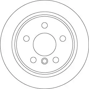 TRW DF6795 Arka Fren Diski 34216799383 resmi