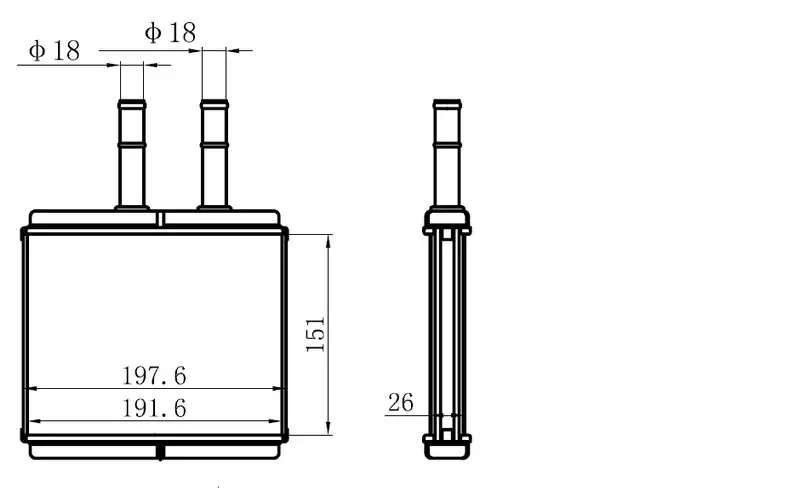 ORIS KCH006026 Kalorifer Radyatörü P96539642 resmi
