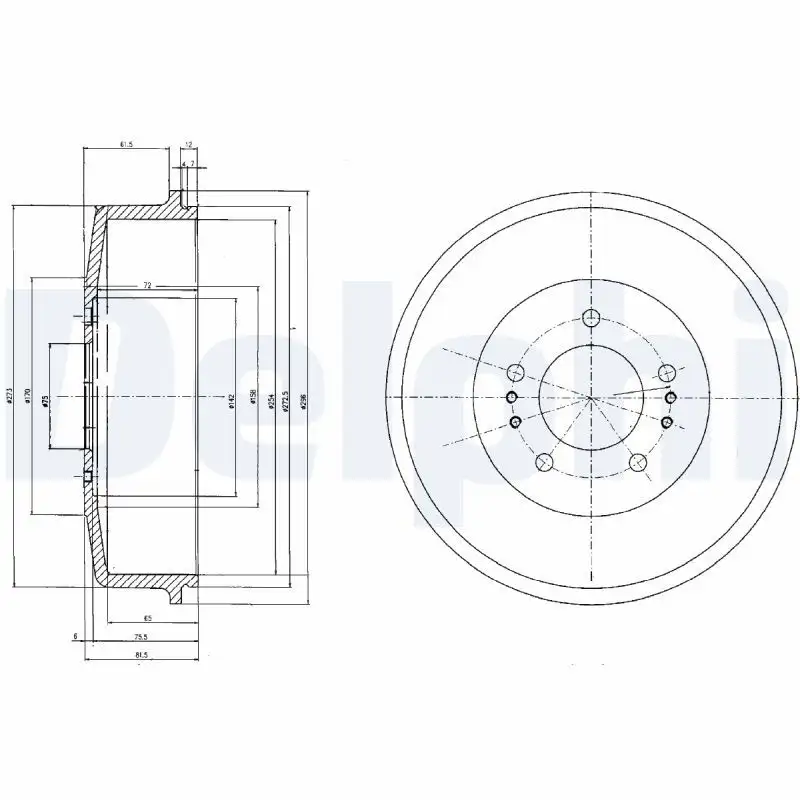 DELPHI BF520 Fren Kampanası 5276144000 resmi