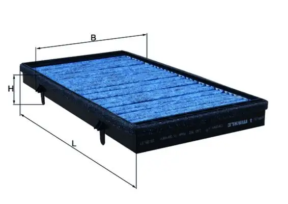 MAHLE LAO382 Polen Filtresi (Antibakteriyel) resmi