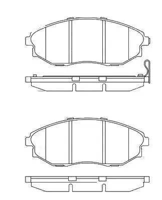 MGA 55741 Ön Fren Balatası 96952179 resmi