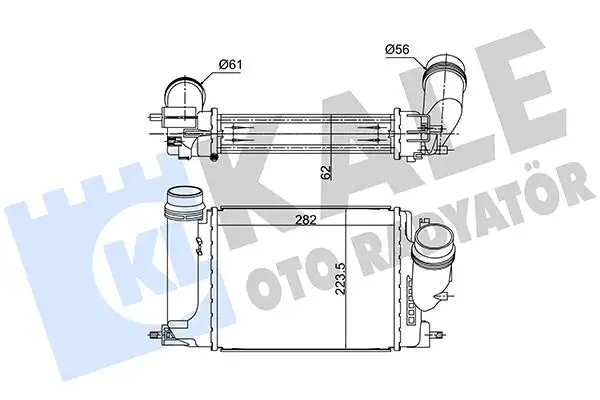 KALE 375705 Turbo Radyatörü 144614BE0A resmi
