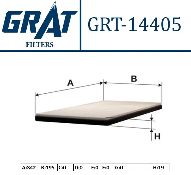 GRAT 14405 Polen Filtresi 1808604 resmi