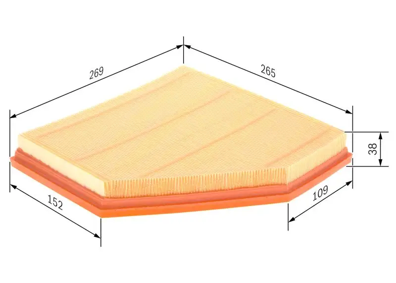 BOSCH F026400270 Hava Filtresi 13718605164 resmi