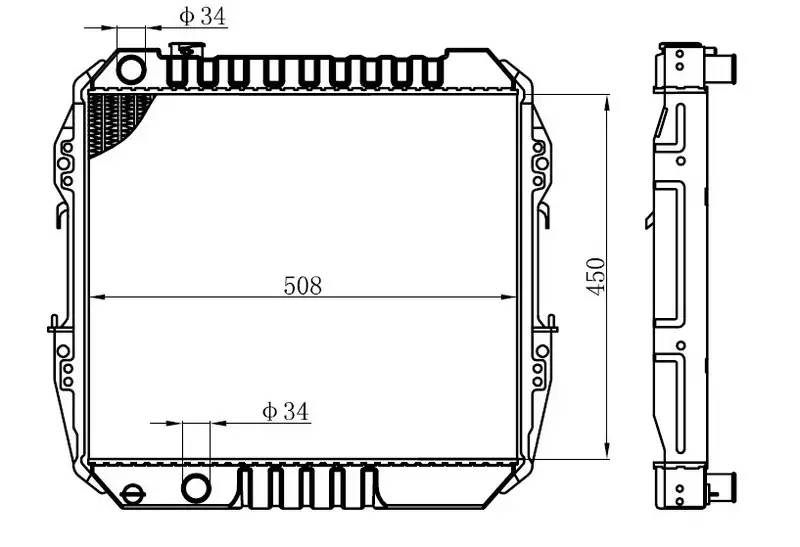 ORIS BTO393032 Radyatör 1640054630 resmi