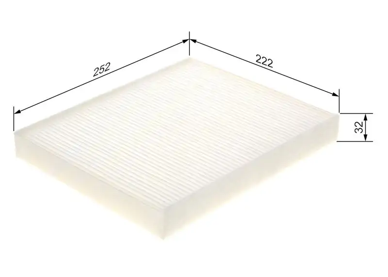 BOSCH 1987435135 Polen Filtresi 2Q0819644 resmi