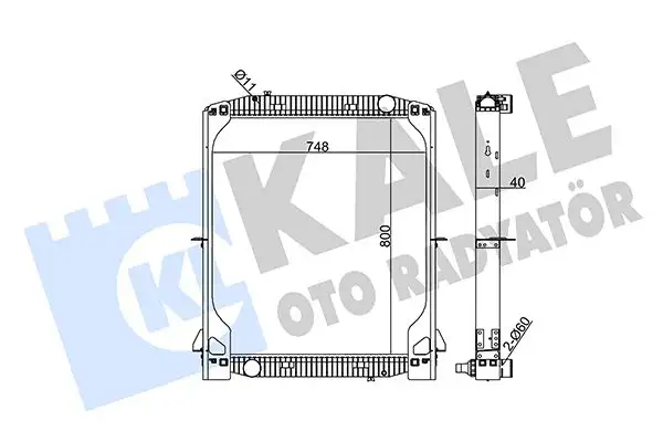 KALE 349355 Radyatör resmi