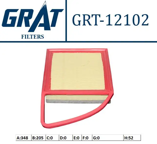 GRAT 12102 Hava Filtresi 1444TV resmi