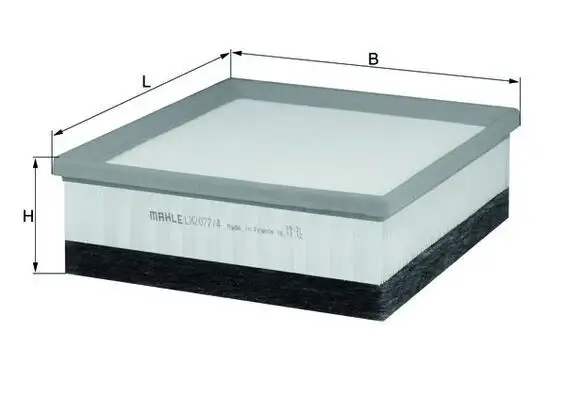 MAHLE LX2077/4 Hava Filtresi 13718511668 resmi
