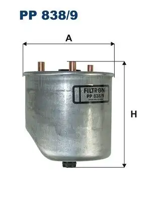 FILTRON PP838/9 Yakıt Filtresi resmi