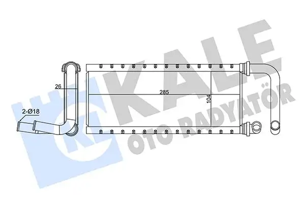 KALE 358675 Kalorifer Radyatörü 898047494054 resmi