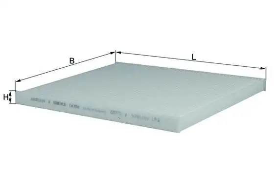 MAHLE LA298 Polen Filtresi resmi