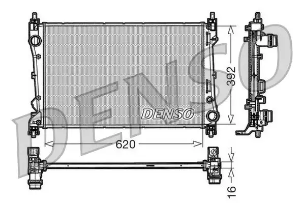 DENSO DRM09113 Radyatör resmi