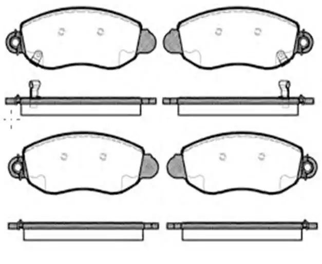 MGA 55258 Ön Fren Balatası YC152K021BA resmi