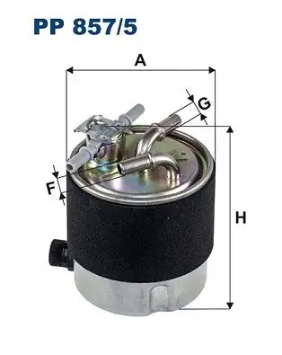 FILTRON PP857/5 Yakıt Filtresi resmi