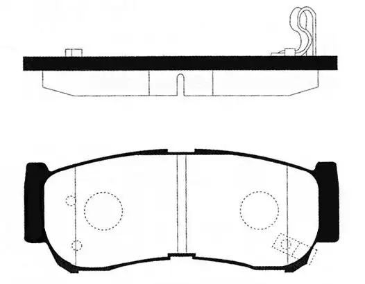 MGA 55502 Arka Fren Balatası 583022BA20 resmi