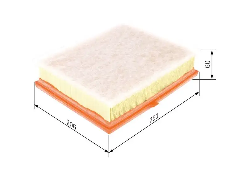 BOSCH F026400545 Hava Filtresi 17801YV020 resmi