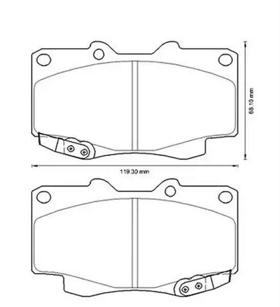 MGA 55479 Ön Fren Balatası 044650K140 resmi