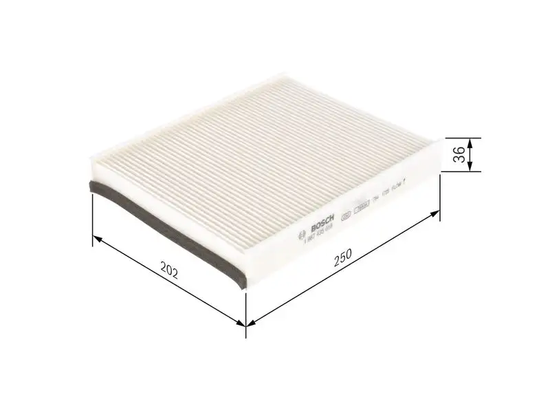 BOSCH 1987435018 Polen Filtresi resmi