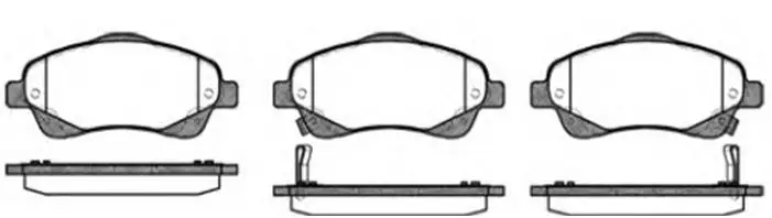 MGA 55266 Ön Fren Balatası 446505170 resmi