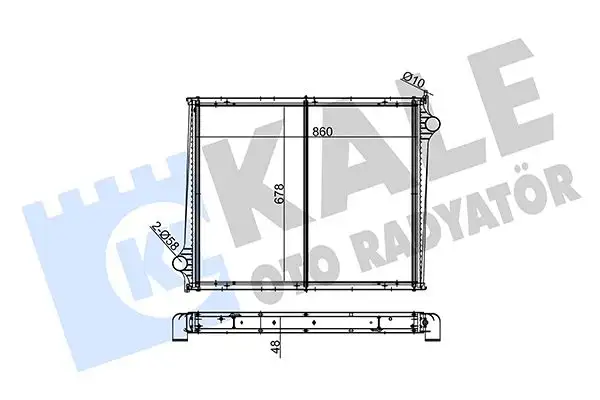KALE 350295 Radyatör resmi
