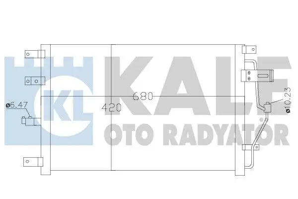 KALE 390300 Klima Radyatörü resmi