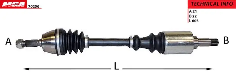 MGA 70256 Ön Aks (Sol) 327216 resmi