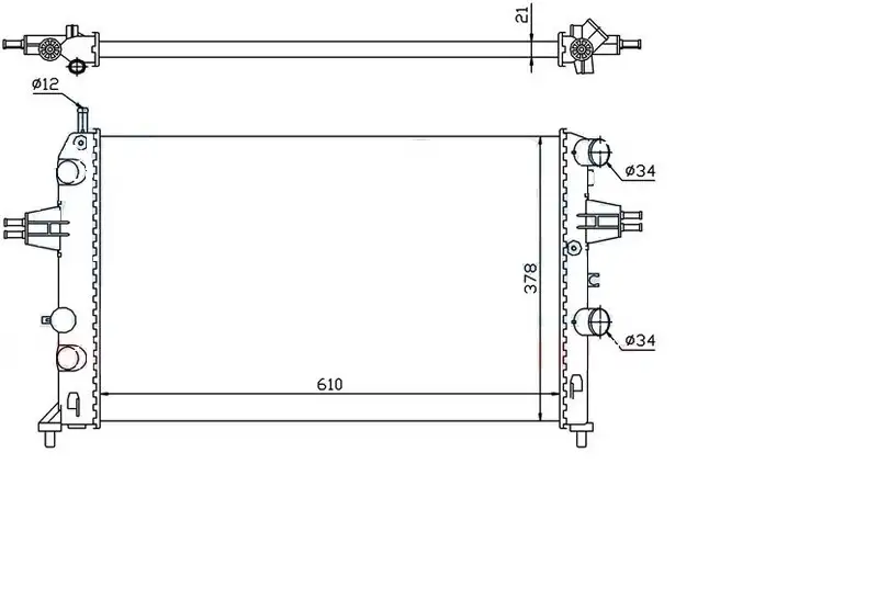 ORIS BOP153026 Radyatör resmi