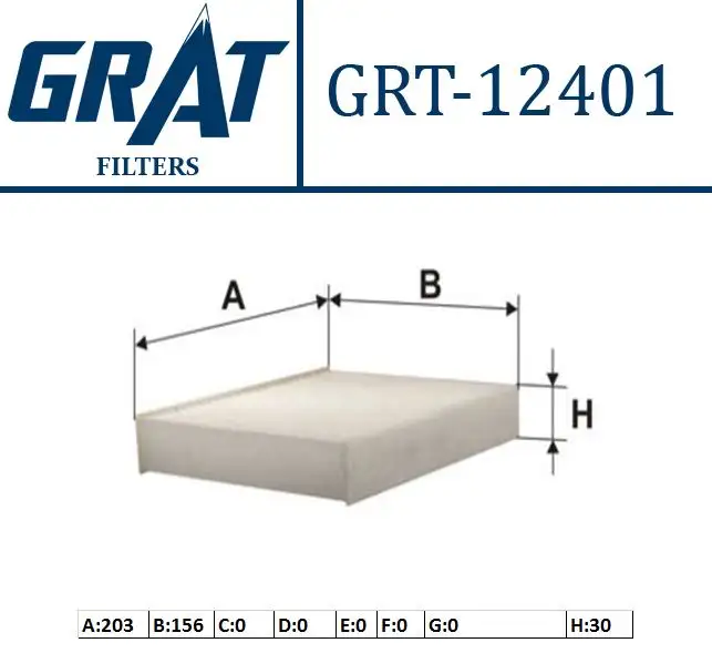GRAT 12401 Polen Filtresi 6447VY resmi