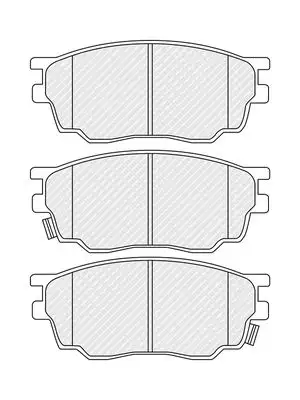 FERODO FDB1707 Ön Fren Balatası resmi