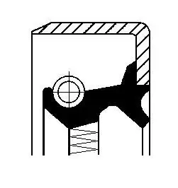 CORTECO 12012768B (82012768) Şanzıman Keçesi resmi