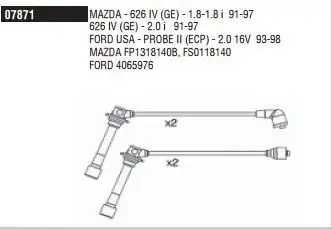 DODUCO 7871 Buji Kablosu FS0118140 resmi