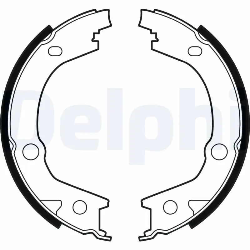 DELPHI LS2001 El Fren Balatası 583502EA00 resmi