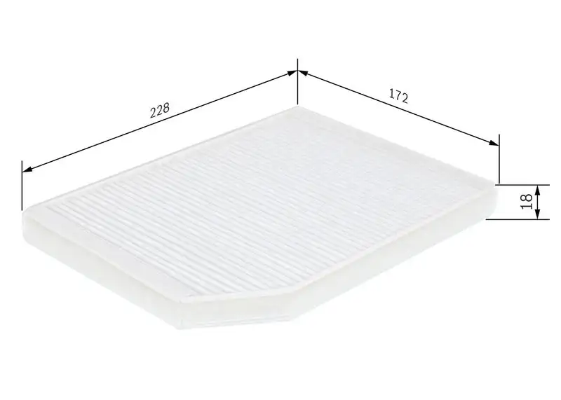 BOSCH 1987432027 Polen Filtresi 7711228920 resmi