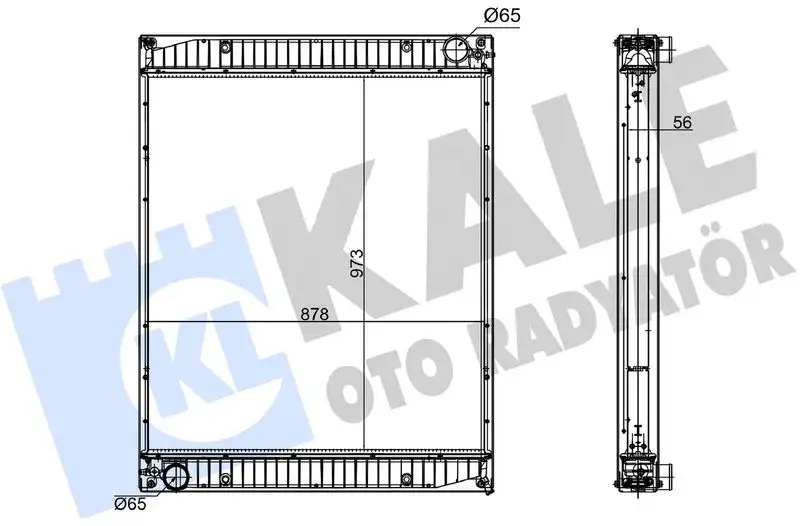 KALE 362740 Radyatör resmi