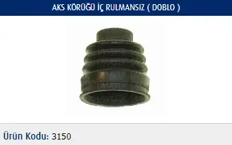 MASTER M3150 İç Aks Körüğü 46307436 resmi
